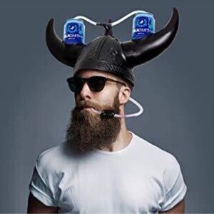 NEW! BLKSMITH Viking Drinking Hat Helmet Party Game Fits 16" - 24" Head OPEN BOX